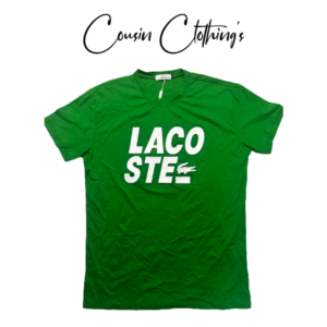 Quality green Lacoste T-shirts by cousin clothing